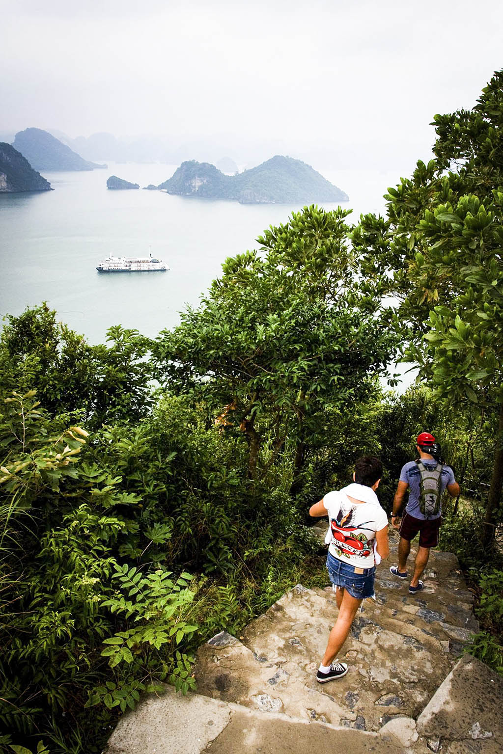 Conquer 425 steps for breathtaking bay views